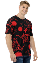 Load image into Gallery viewer, Illuminated Night - Men&#39;s All Over Printed Half Sleeve T-Shirt
