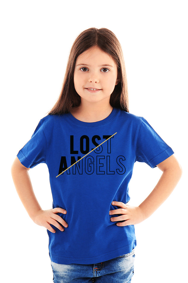 Lost Angels - Kid's Round Neck Half Sleeve T-Shirt