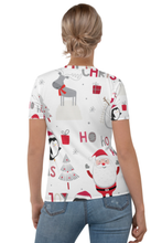 Load image into Gallery viewer, Merry Christmas Joy (Christmas Edition) - Women&#39;s All Over Printed Half Sleeve T-Shirt
