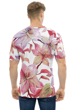 Load image into Gallery viewer, Painted Flower Pattern - Men&#39;s All Over Printed Half Sleeve T-Shirt
