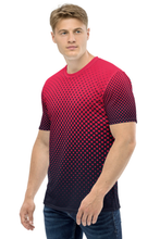 Load image into Gallery viewer, Pixel Transition of Red - Men&#39;s All Over Printed Half Sleeve T-Shirt
