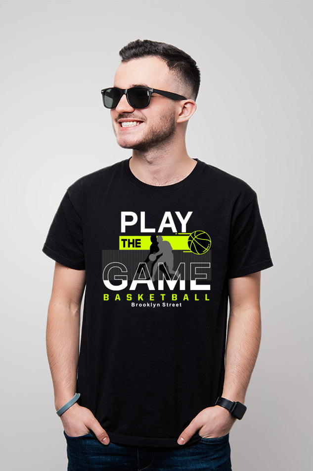 Play The Game - Men's Round Neck Half Sleeve T-Shirt