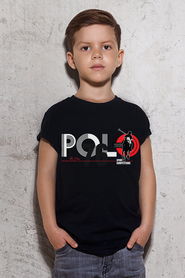 Polo Vintage Clothing 76 - Kid's Round Neck Half Sleeve T-Shirt (Boy)