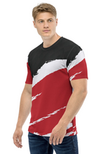 Load image into Gallery viewer, RBW on Diamond Pattern - Men&#39;s All Over Printed Half Sleeve T-Shirt
