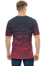 Load image into Gallery viewer, Red and Black Sport - Men&#39;s All Over Printed Half Sleeve T-Shirt
