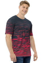 Load image into Gallery viewer, Red and Black Sport - Men&#39;s All Over Printed Half Sleeve T-Shirt
