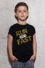 Load image into Gallery viewer, Run Hard and Fast - Kid's Round Neck Half Sleeve T-Shirt
