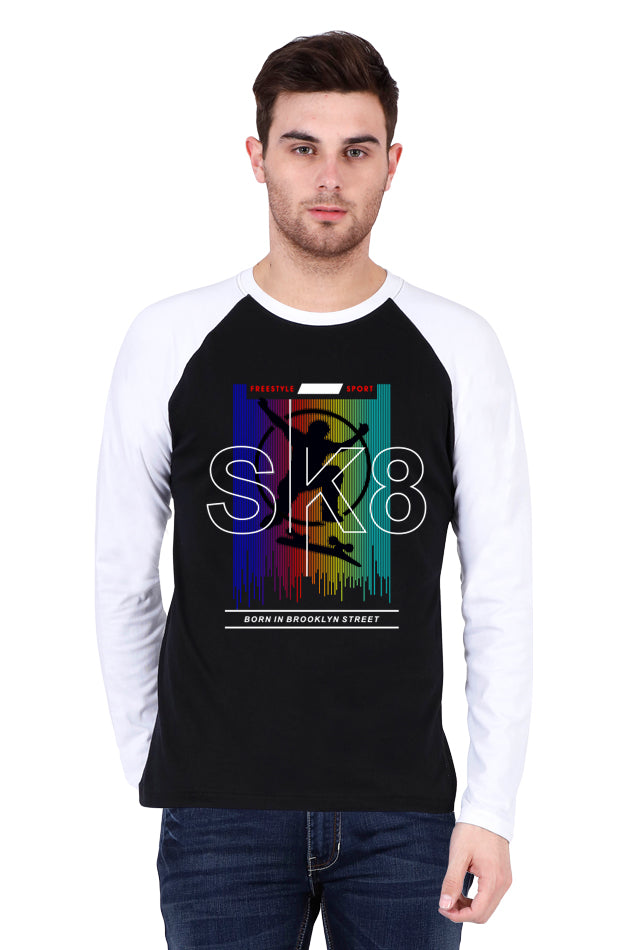 SK8 - Men's Raglan Full Sleeve T-Shirt