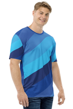 Load image into Gallery viewer, Shades of Blue - Men&#39;s All Over Printed Half Sleeve T-Shirt
