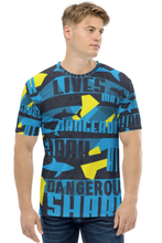 Load image into Gallery viewer, Shark Lives Matter - Men&#39;s All Over Printed Half Sleeve T-Shirt
