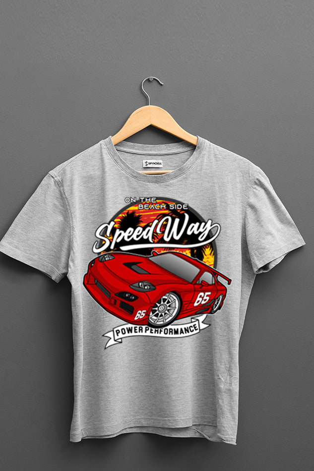 Speed Way 65 - Kid's Round Neck Half Sleeve T-Shirt (Boy)