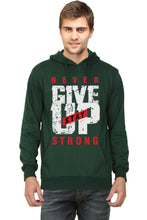 Load image into Gallery viewer, Stay Strong N Never Give Up - Men&#39;s Hooded SweatShirt
