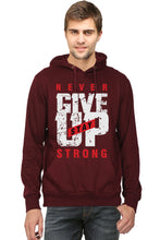 Load image into Gallery viewer, Stay Strong N Never Give Up - Men&#39;s Hooded SweatShirt
