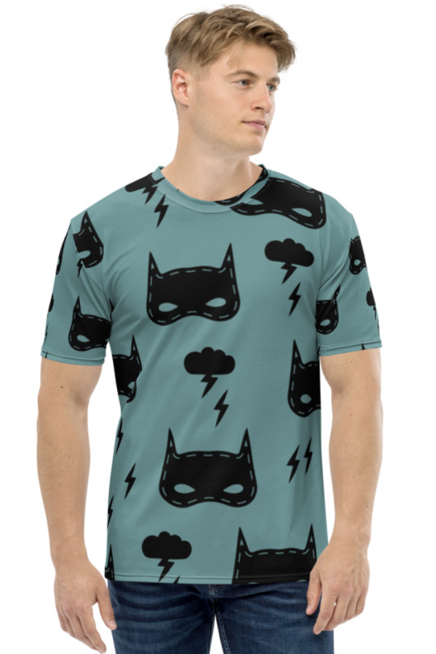 Super Hero Mask - Men's All Over Printed Half Sleeve T-Shirt