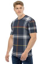 Load image into Gallery viewer, Tartan Square Pattern - Men&#39;s All Over Printed Half Sleeve T-Shirt
