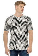 Load image into Gallery viewer, Tilted Triangle Pattern - Men&#39;s All Over Printed Half Sleeve T-Shirt
