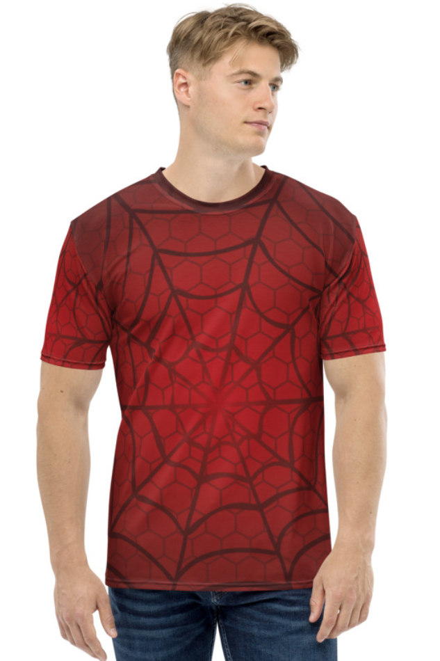 Web on Hive Pattern - Men's All Over Printed Half Sleeve T-Shirt