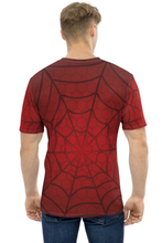 Load image into Gallery viewer, Web on Hive Pattern - Men&#39;s All Over Printed Half Sleeve T-Shirt
