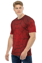 Load image into Gallery viewer, Web on Hive Pattern - Men&#39;s All Over Printed Half Sleeve T-Shirt
