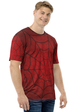 Load image into Gallery viewer, Web on Hive Pattern - Men&#39;s All Over Printed Half Sleeve T-Shirt
