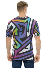 Load image into Gallery viewer, Zig Zag Arrow - Men&#39;s All Over Printed Half Sleeve T-Shirt
