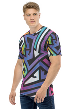 Load image into Gallery viewer, Zig Zag Arrow - Men&#39;s All Over Printed Half Sleeve T-Shirt
