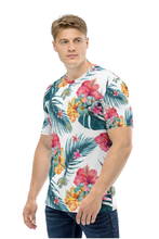 Load image into Gallery viewer, Beautiful Summer Floral Pattern - Men&#39;s All Over Printed Half Sleeve T-Shirt
