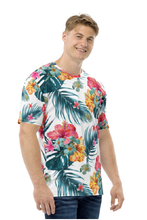 Load image into Gallery viewer, Beautiful Summer Floral Pattern - Men&#39;s All Over Printed Half Sleeve T-Shirt
